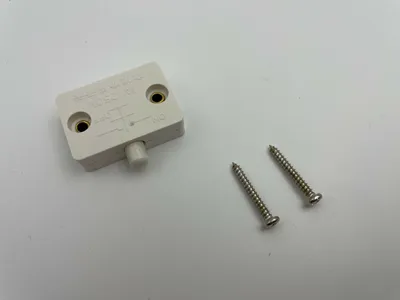 Produktbild von Druckschalter in Weiß Taster Truhenschalter Schrankschalter Druck