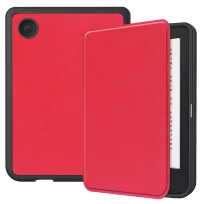 Immagine prodotto di Custodia per Kobo Clara 2E N506 2022 / Tolino Shine 4 Custodia sottile con funzione stand e funzione auto sleep/wake rosso