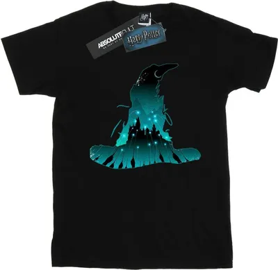 Obrázok produktu pre Harry Potter - Dámske tričko "Hogwarts" BI26746 (L) (čierne)
