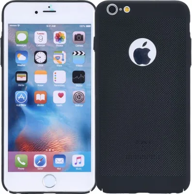 Produktbild von Handy Hülle für Apple iPhone 6s Plus Schutzhülle Case Tasche Cover Etui Schwarz
