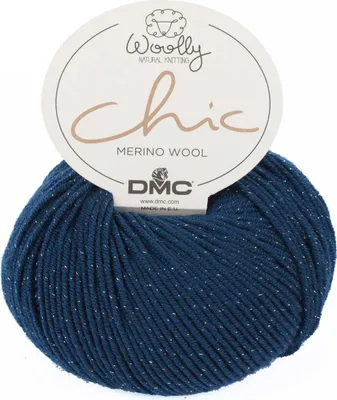 Obrázok produktu pre DMC Woolly Chic - prémiová priadza z merino vlny s metalickou niťou (farba 79)