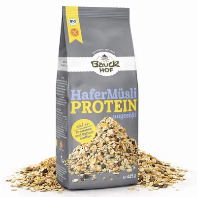 Produktbild von Bauckhof  Hafer Müsli Protein glutenfrei - 1 Beutel
