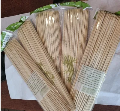 Productafbeelding van Partij van 5 pakjes Sateprikkers bamboe 30cm zak a 100 stuks