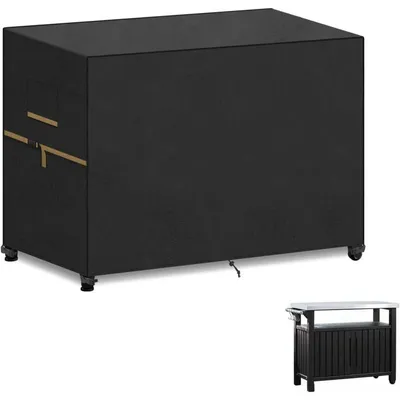 Obrázek produktu pro Ochranný kryt na gril, odolný vůči povětrnostním vlivům, rozměry 100x65x90 cm, vyrobený z Oxfordového materiálu sPolyuretanpovlakem, určený pro plynové grily