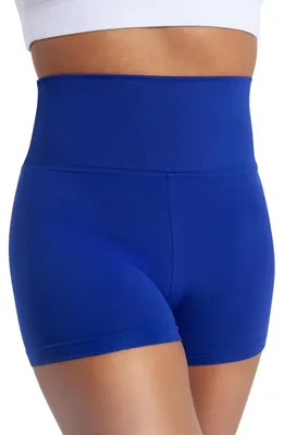 Productafbeelding van Capezio dames shorts met hoge taille, koningsblauw, maat S