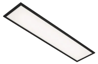 Immagine prodotto di BRILONER Pannello LED semplice, luce bianca neutra, nero, 100 x 25 x 6 cm