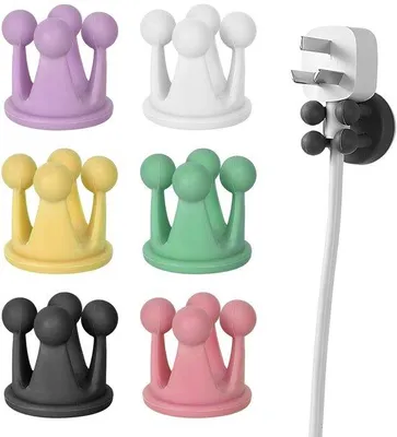 Image de Lot de 12 accessoires de salle de bain, en silicone, autocollants, imperméables