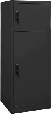 Produktbild von Sattelschrank Anthrazit 53x53x140 cm Stahl