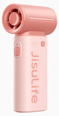 Produktbild von Jisulife Handventilator Life9 3600mAh Tragbarer Mini-Gebläse-USB-Ventilator - Rosa