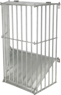 Immagine prodotto di Kerbl Futterraufe SlowFeed Plus Heuraufe aus Metall zur Wandmontage Futterraufe