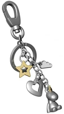 Image de Pendentif licorne pour sac à main - Metalmorphose