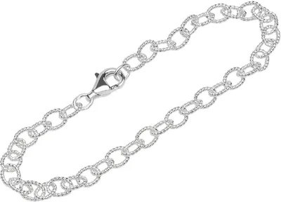 Produktbild von Armband 925 Sterling Silber 19cm Ankerkette Damen designer Armbandkette exquisit