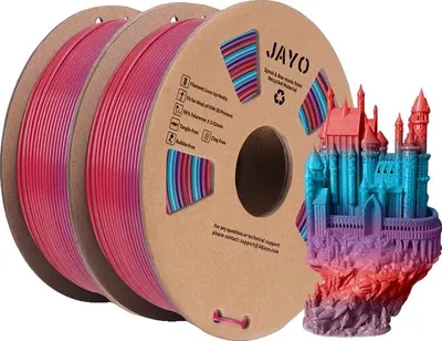 Zdjęcie produktu dla filament do drukarek 3D, przyjazny dla środowiska, wysoka kompatybilność, PLA Rainbow02, PLA Rainbow02