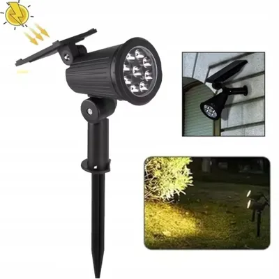 Zdjęcie produktu dla Lampa Reflektor Lampki TSG-295 Solarne Ogrodowy Zmierzchu Ciepłe Światło