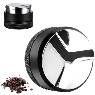 Espresso-Zubehör 51 mm, Kaffeeverteiler, Nivellierer, Edelstahl