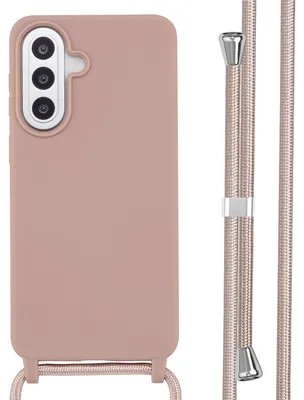 Imagen del producto de Funda de Silicona con Cuerda para Samsung Galaxy A57 (5G) - Sand Pink