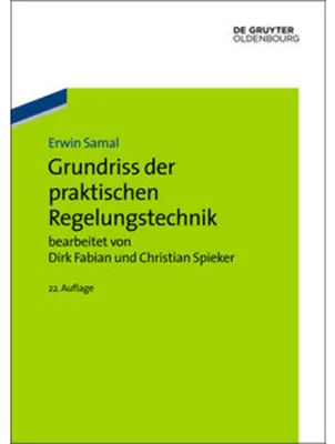 Obrázok produktu pre Grundriss der praktischen Regelungstechnik