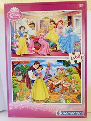 Produktbild von Disney Princess - Puzzle (2x60)
