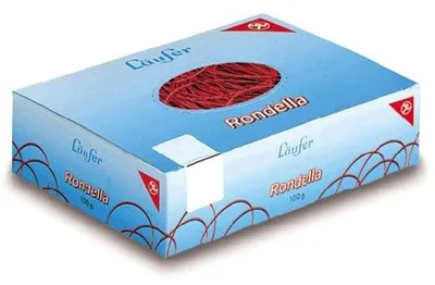 Produktbild von Gummiringe Rondella Nr. 15/100mm rot 100g