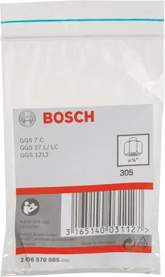Produktbild von Spannzange mit Spannmutter, 1/4-Zoll, für Bosch-Geradschleifer