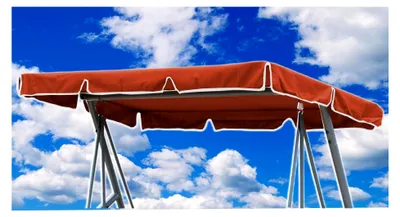 Produktbild von Dachbezug für Hollywoodschaukel 210x145, wasserdichtes Sonnendach (Orange)