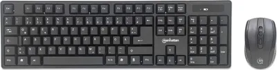 Produktbild von MANHATTAN Wireless Desktop Set mit Funktastatur und Funkmaus