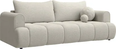 Produktbild von Selsey Dandelino - 3-Sitzer Sofa mit Schlaffunktion, Chenille-Bezug, graubeige