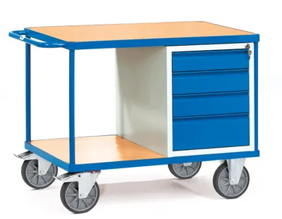 Zdjęcie produktu dla fetra 2474, Stal, Niebieski, 600 kg, 4 szt., 20 cm, 70 cm