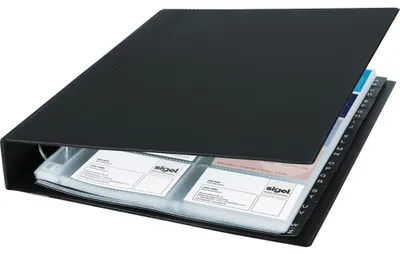 Obrázek produktu pro Sigel VZ301 - Kunststoff - Schwarz - 400 Karten - 90 x 58 mm - 325 mm - 270 mm