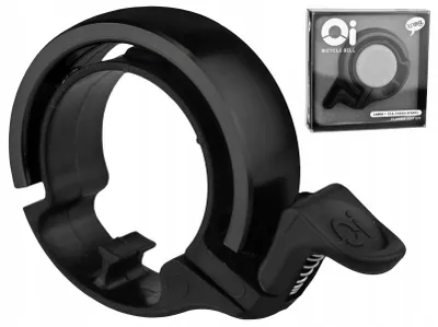 Produktbild von Knog Oi Classic Große schwarze Fahrradklingel