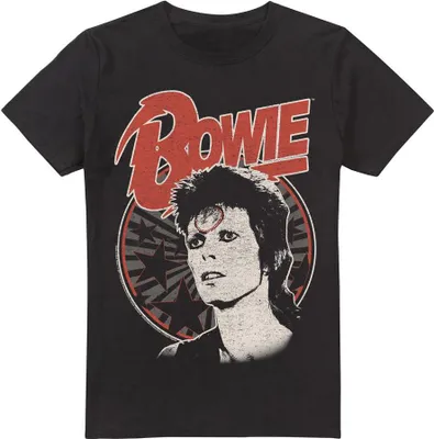 Produktbild von David Bowie - "Space Oddity" T-Shirt für Herren TV13380 (4XL) (Schwarz)
