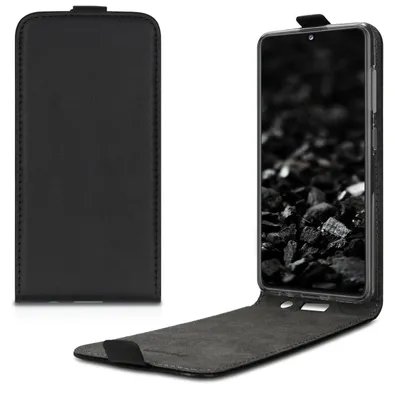 Produktbild von kwmobile Schutzhülle kompatibel mit Samsung Galaxy A41 - Hülle Handy - Flip Case Handyhülle Schwarz