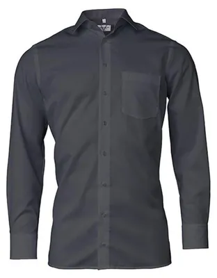 Immagine prodotto di Marvelis - Camicia da uomo a maniche lunghe LT5712 (48,5 cm) (antracite)
