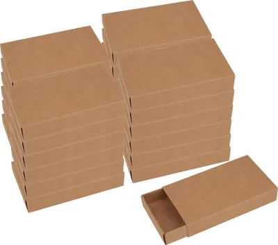 Produktbild von VBS Streichholzschachteln Kraftpapier 11 cm 24 Stk für Basteln und Dekoration