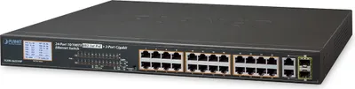 Produktbild von Planet FGSW-2622VHP - Switch - unmanaged - 24 x 10/100 (PoE+)