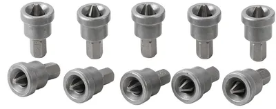 Produktbild von BGS technic Bit Set with Depth Stop, Chrom-Vanadium-Stahl, 154 mm, 154 g
