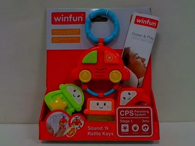 Image de Winfun Hochet suspendu, jouet de dentition avec sons - Car