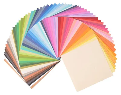 Image de Florence Tonkarton - Carton de découpage 15,2 x 15,2 cm - Papier de construction 60 g/m² avec 30 couleurs
