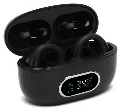 Übersetzer-Ohrhörer X9, Bluetooth 5.3, 144 Sprachen, Schwarz