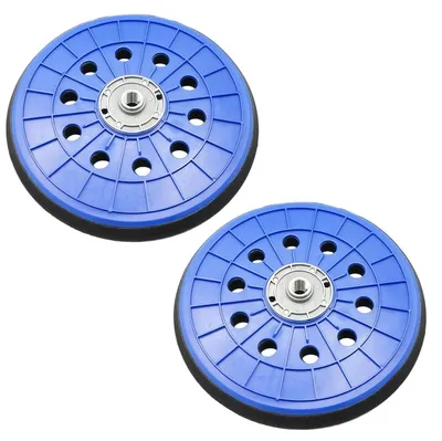 Immagine prodotto di 2 dischi abrasivi da 215 mm, con sistema di fissaggio a velcro, per levigatrice per cartongesso