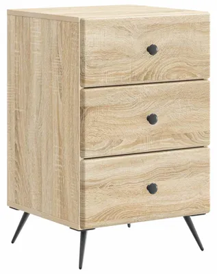 Image de Cabinet de chevet avec tiroir Chêne Sonoma 43 x 41 x 66,5 cm