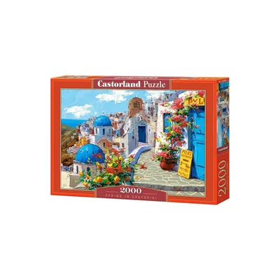 Immagine prodotto di Castorland - Puzzle 2000 Primavera a Santorini