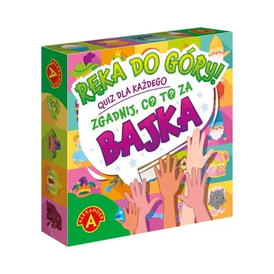 Obrázok produktu pre ALEXANDER Gra Quiz Ręka do góry – Bajki dla dzieci, Planszówka rodzinna