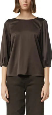 Produktbild von COMMA Satinbluse mit 3/4-Ärmeln