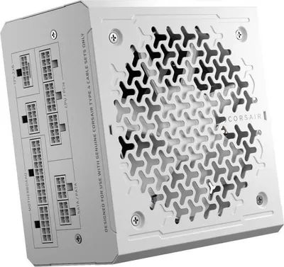 Image de Alimentation PC Corsair RMe Series RM1000e White, 1000W, 80 PLUS Gold, Modulaire, ATX, Ventilateur 12 cm