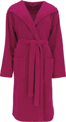 Produktbild von Vossen Uni-Kapuzenmantel Lynn Farbe cranberry Größe 46/52