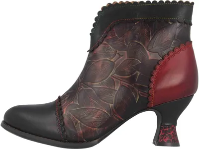 Produktbild von Spring Footwear LEAFEEL Stiefel in Übergrößen Schwarz LEAFEEL-B große Damenschuhe