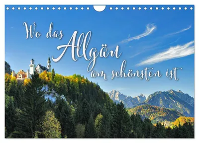 Produktbild von Wo das Allgäu am schönsten ist (Wandkalender 2027 DIN A4 quer), CALVENDO Monatskalender