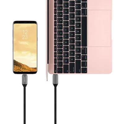 Obrázek produktu pro Napájecí kabel Momax Elite Link typu C, 1 m (černý)