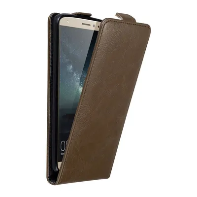 Image de Cadorabo Housse pour Huawei MATE S Housse de protection en marron Flip Etui Housse de téléphone portable Case Cover